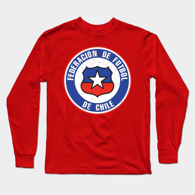 Federacion de Futbol de chile Long Sleeve T-Shirt by verde